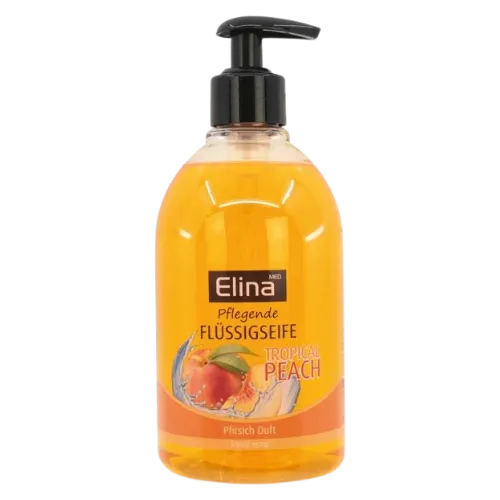 Elina Med Peach Cream Liquid Soap – 500 ml