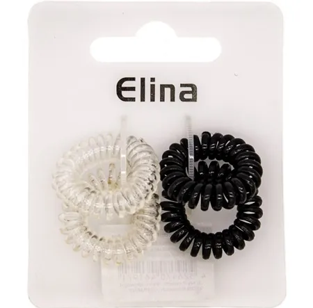 Elina Spiral Hair elastics - 4 pcs