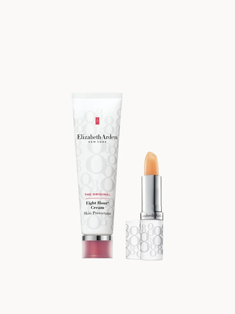 Elizabeth Arden Eight Hour Cream Skin Protectant & Lip Stick SPF 15 Set