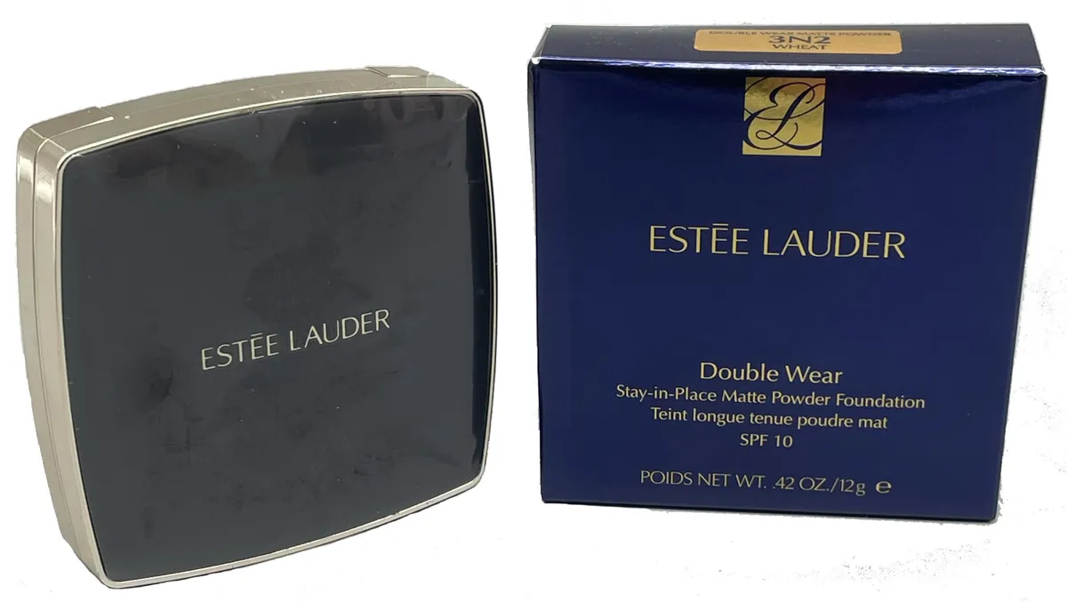 Estée Lauder Double Wear Stay-in-Place Matte Powder Foundation SPF10 12g - 3N2 Wheat