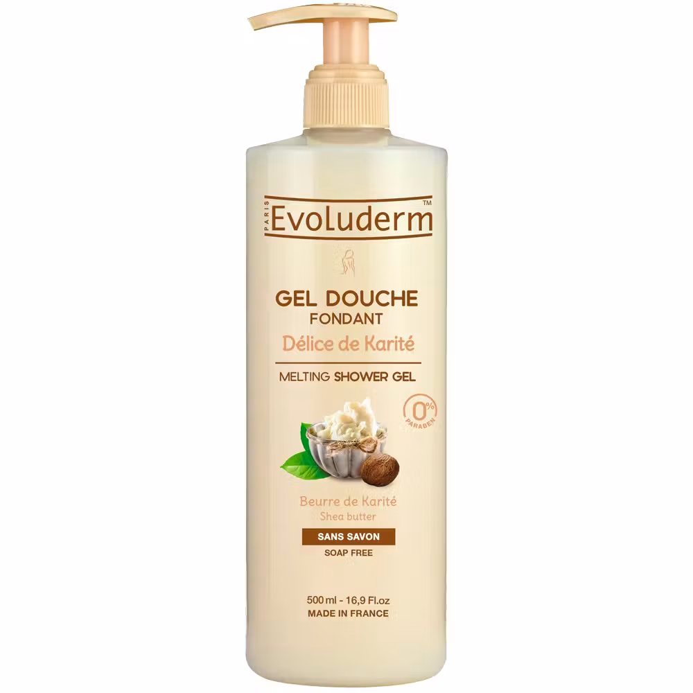 Evoluderm Shea Butter Shower Gel 500 ml