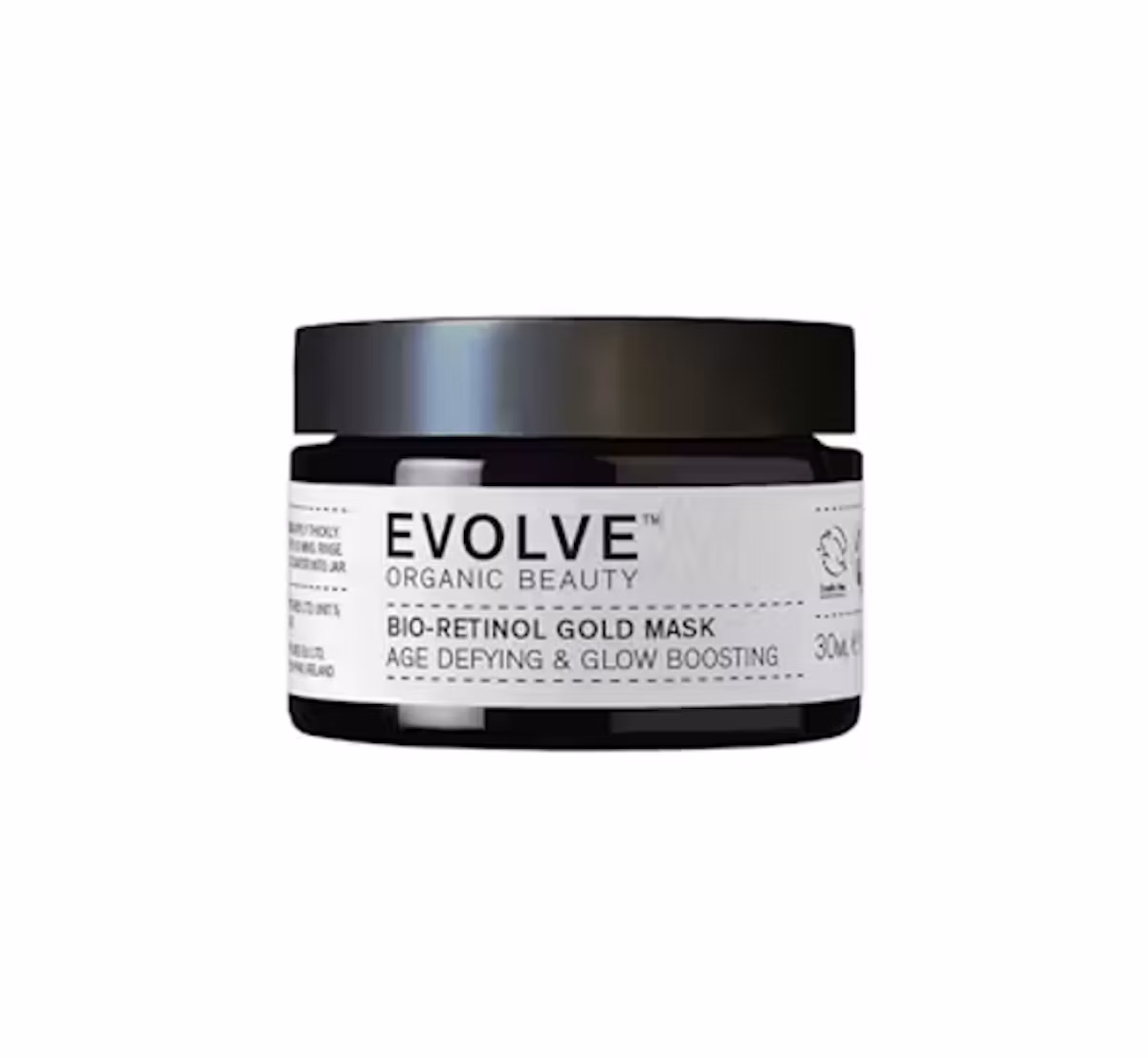 Evolve Organic Beauty Bio-Retinol Gold Mask Age Defying & Glow Boosting 30 ml