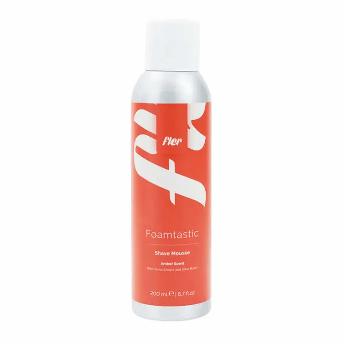 Fler Foamtastic Shave Mousse Amber Scent 200ml