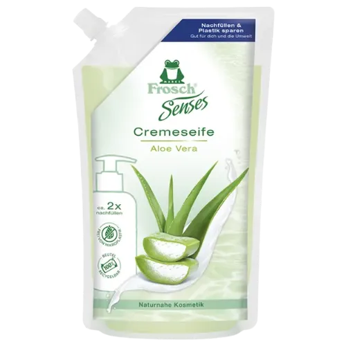 Frosch Senses Aloe Vera Cream Hand Soap Refill Pack – 500 ml
