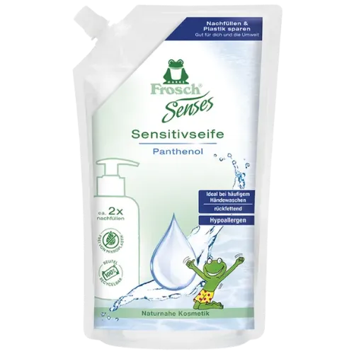 Frosch Frosch Senses Sensitive Panthenol Hand Soap Refill Pack – 500 ml