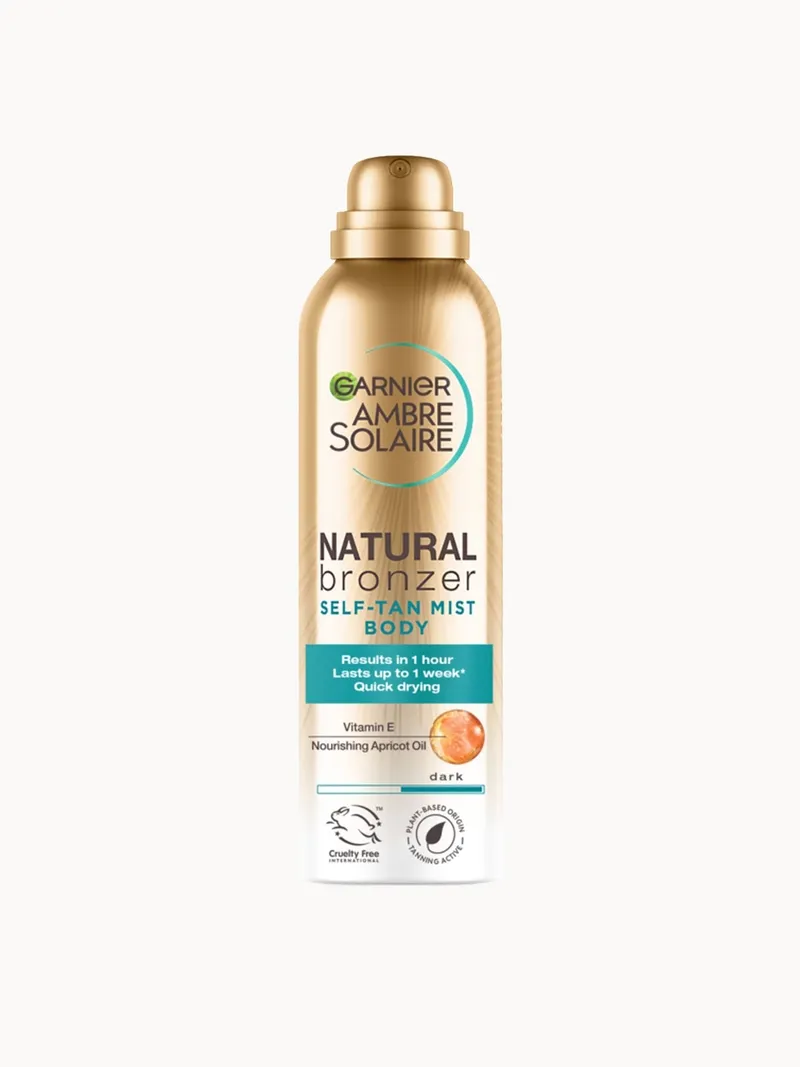 Ambre Solaire Natural Bronzer Quick Drying Self Tan Body Mist Dark 150ml