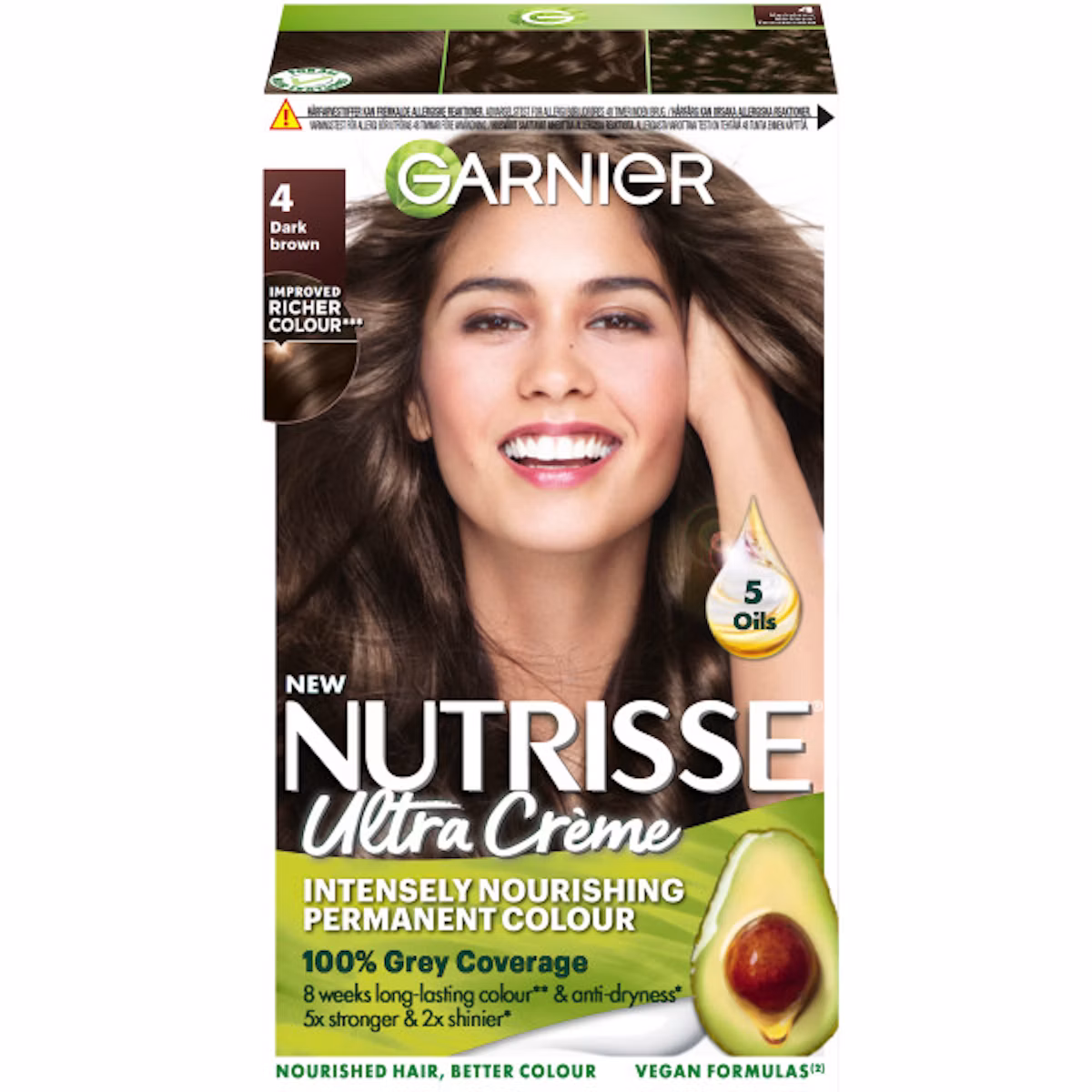 Garnier Nutrisse Cream 4 Dark Brown 1 pcs