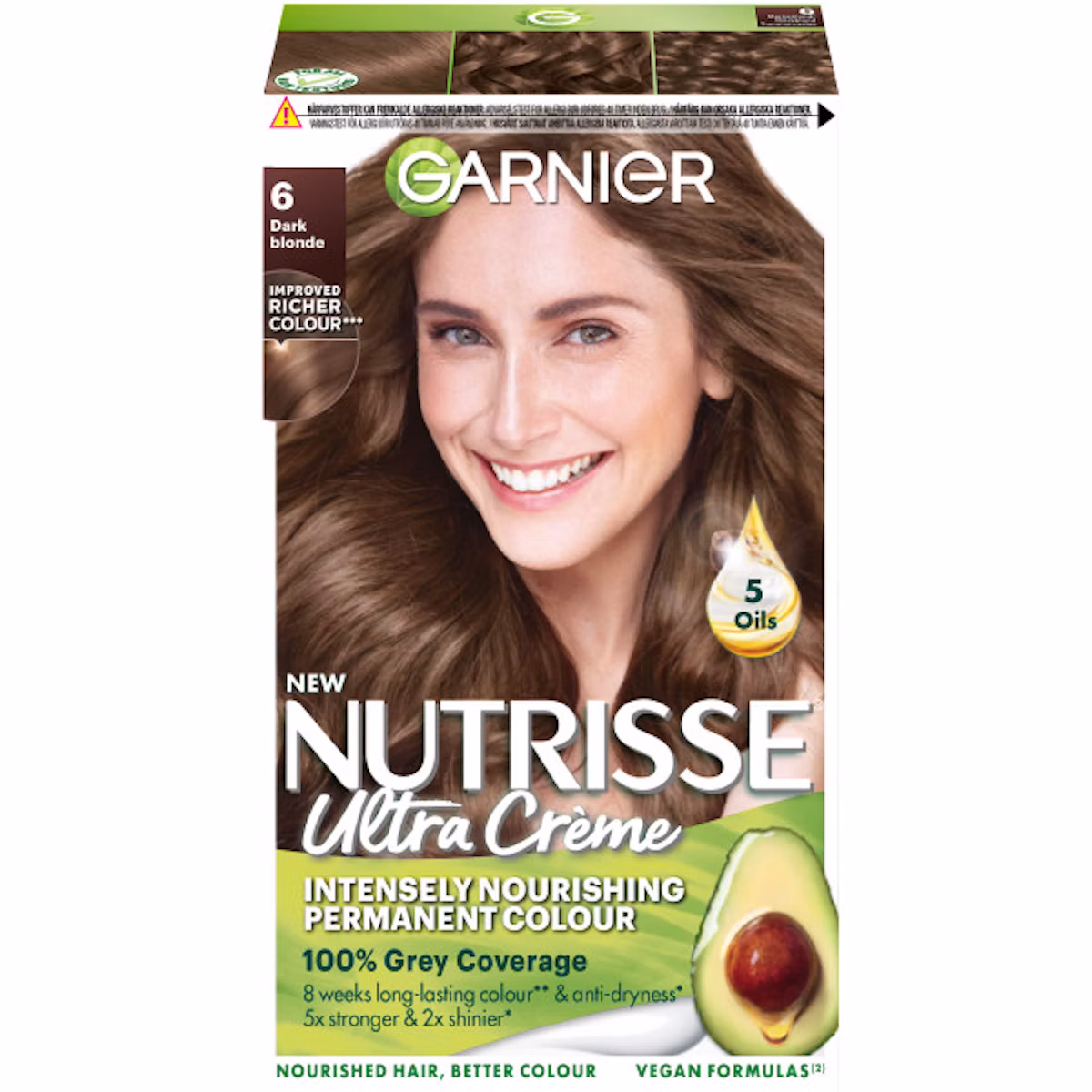 Garnier Nutrisse Cream 6.0 Light Brown 1 pcs