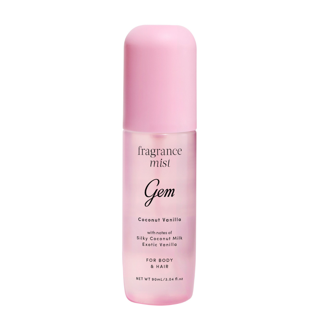 Gem Fragrance Mist For Body & Hair Coconut Vanilla 90ml