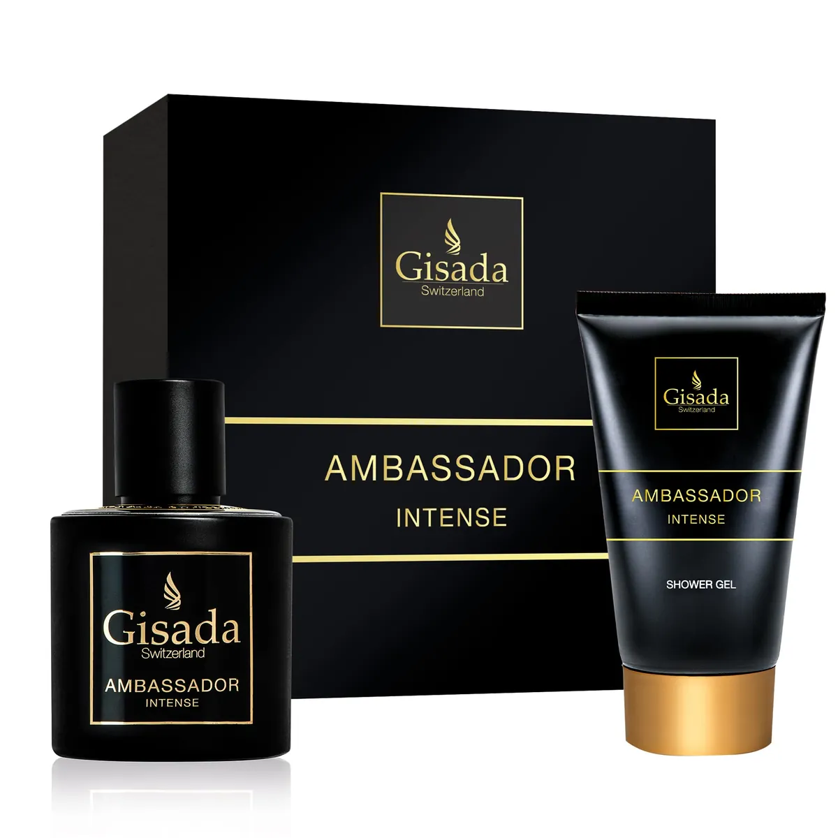 Gisada Ambassador Intense Gift Set 50ml EDP + 100ml Shower Gel