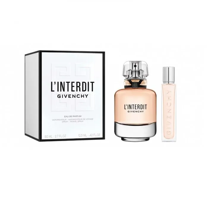 Givenchy L'Interdit Gift Set 80ml EDP + 12.5ml EDP