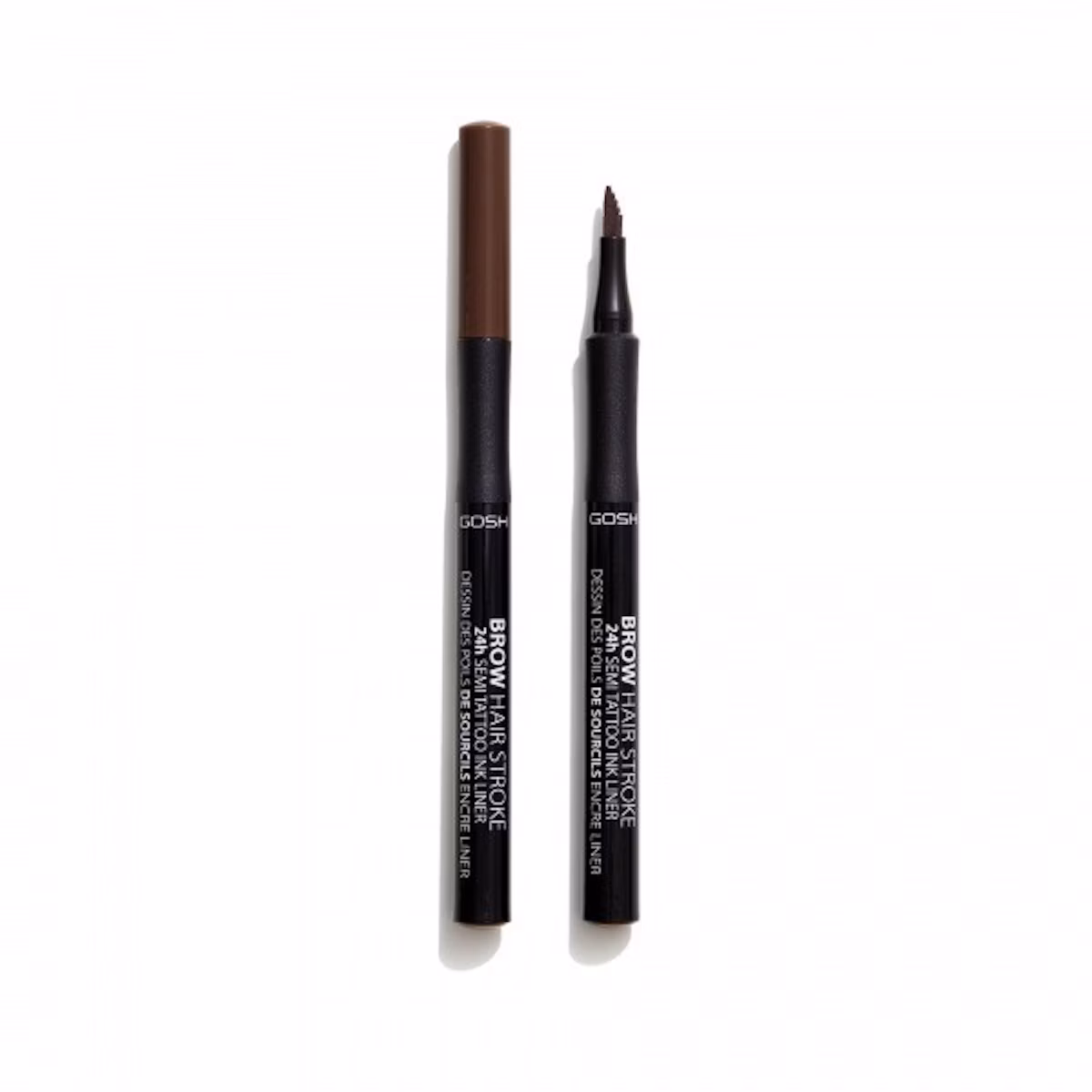 GOSH Brow Hair Stroke 24H Semi Tattoo Brow Liner 003 Dark Brown 1 ml