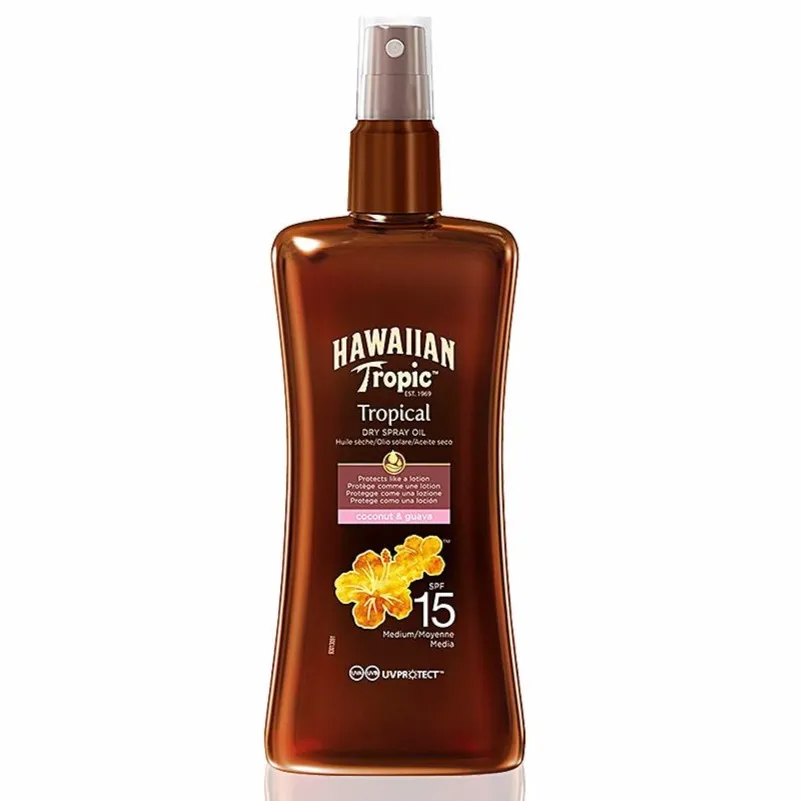 Hawaiian Tropic - Protective Dry Oil With Coconut & Guava SPF15 (200ml)