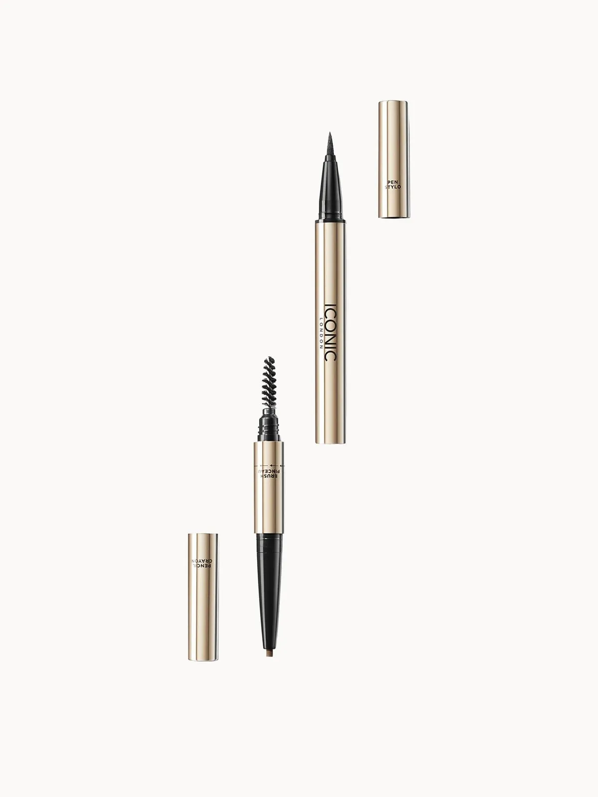 ICONIC London Triple Precision Brow Definer 0.33g (Various Colours) - Chocolate Brown