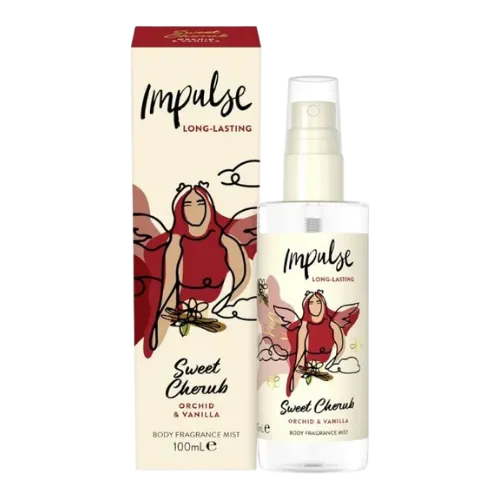 Impulse Sweet Cherub Orchid & Vanilla Long Lasting Body Spray - 100 ml
