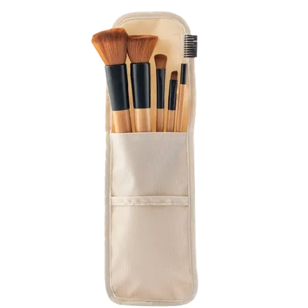 InnovaGoods Miset Wooden Makeup Brush Set - 5 pcs