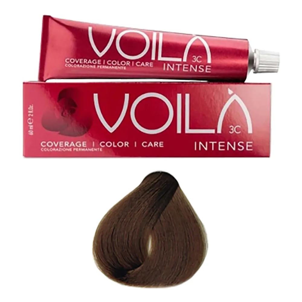 Intercosmo VoilÃ 3C Intense 60ml - 4.8 Medium Brown Toffee