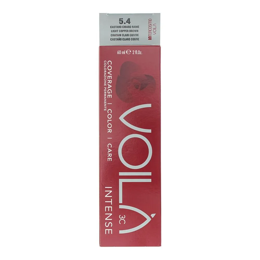 Intercosmo Voila Intense Hair Color 60ml - 5.4 Light Copper Brown