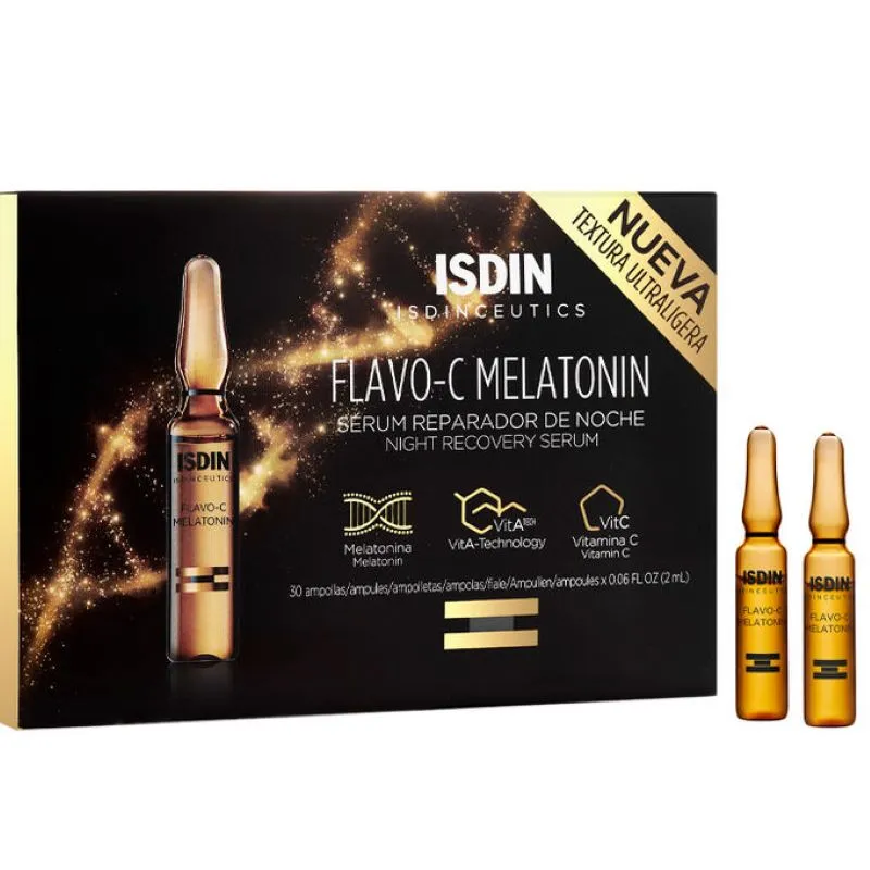 Isdin Isdinceutics - Flavo-C Melatonin Ampoules (30 x 2ml)