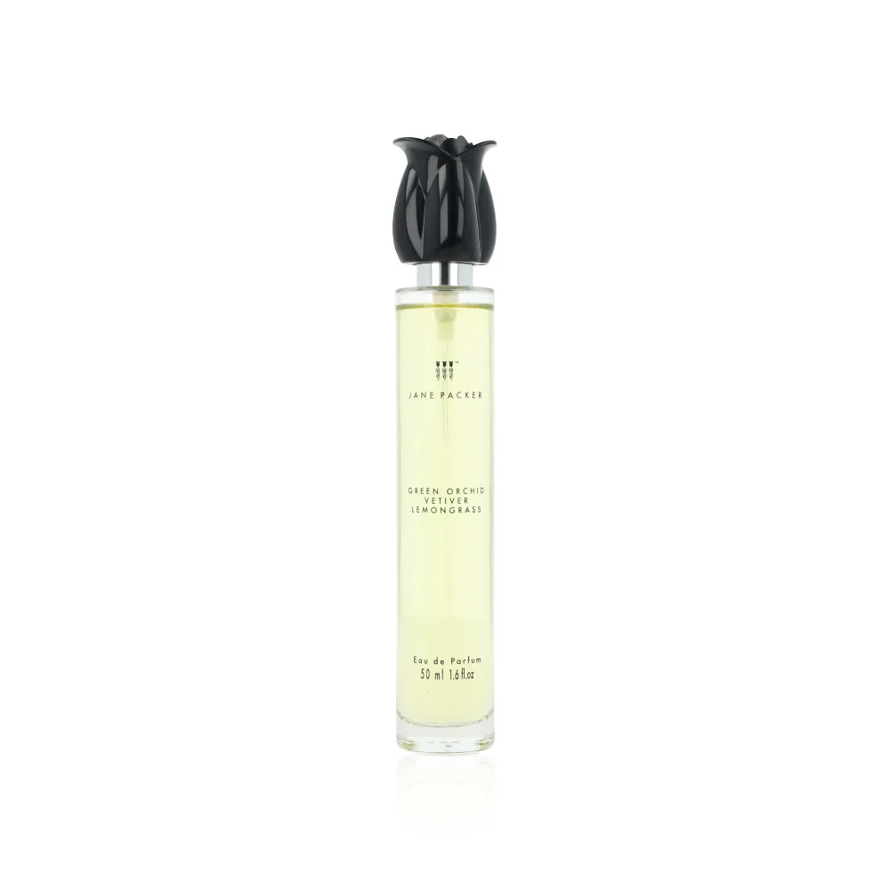 Jane Packer Green Orchid, Vetiver & Lemongrass - *For Clearance – Brand new sealed item with minor transit damage (minor scuffs on cellophane seal). Picture for reference only. Product itself is PRISTINE. Eau de Parfum 50ml