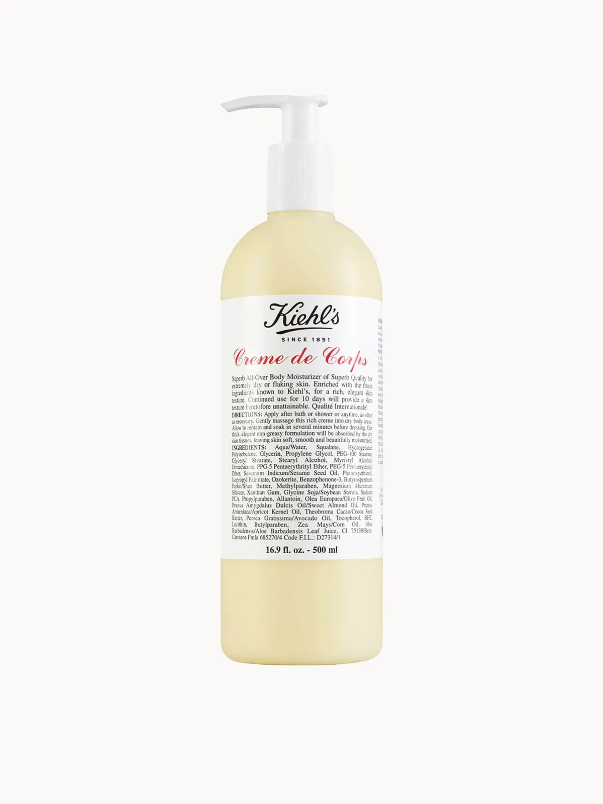 Kiehl's Creme De Corps 500ml - Super Size