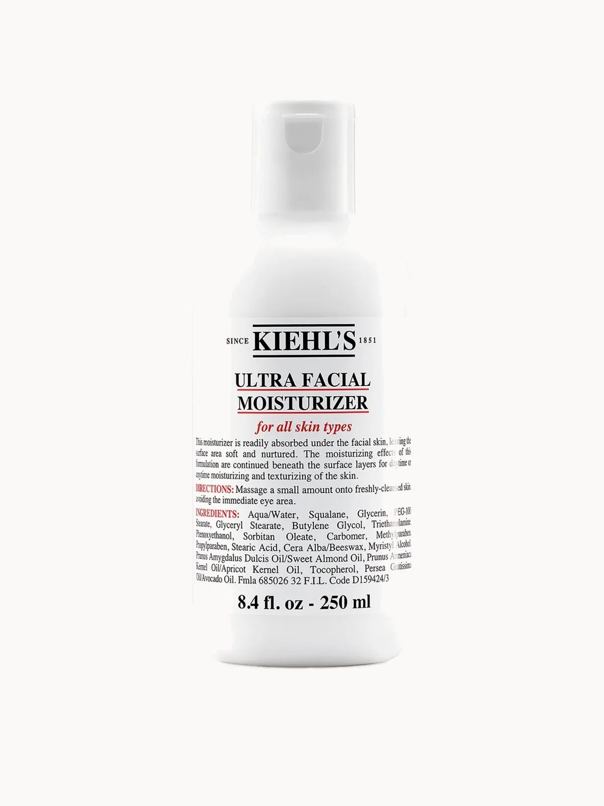 Kiehl's Ultra Facial Moisturiser (Various Sizes) - 250ml