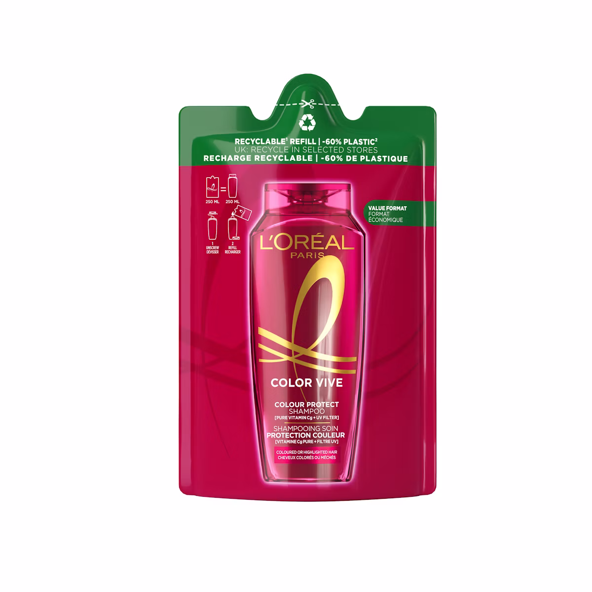 L'Oréal Paris Elvital Color Vive Shampoo Refill 500 ml