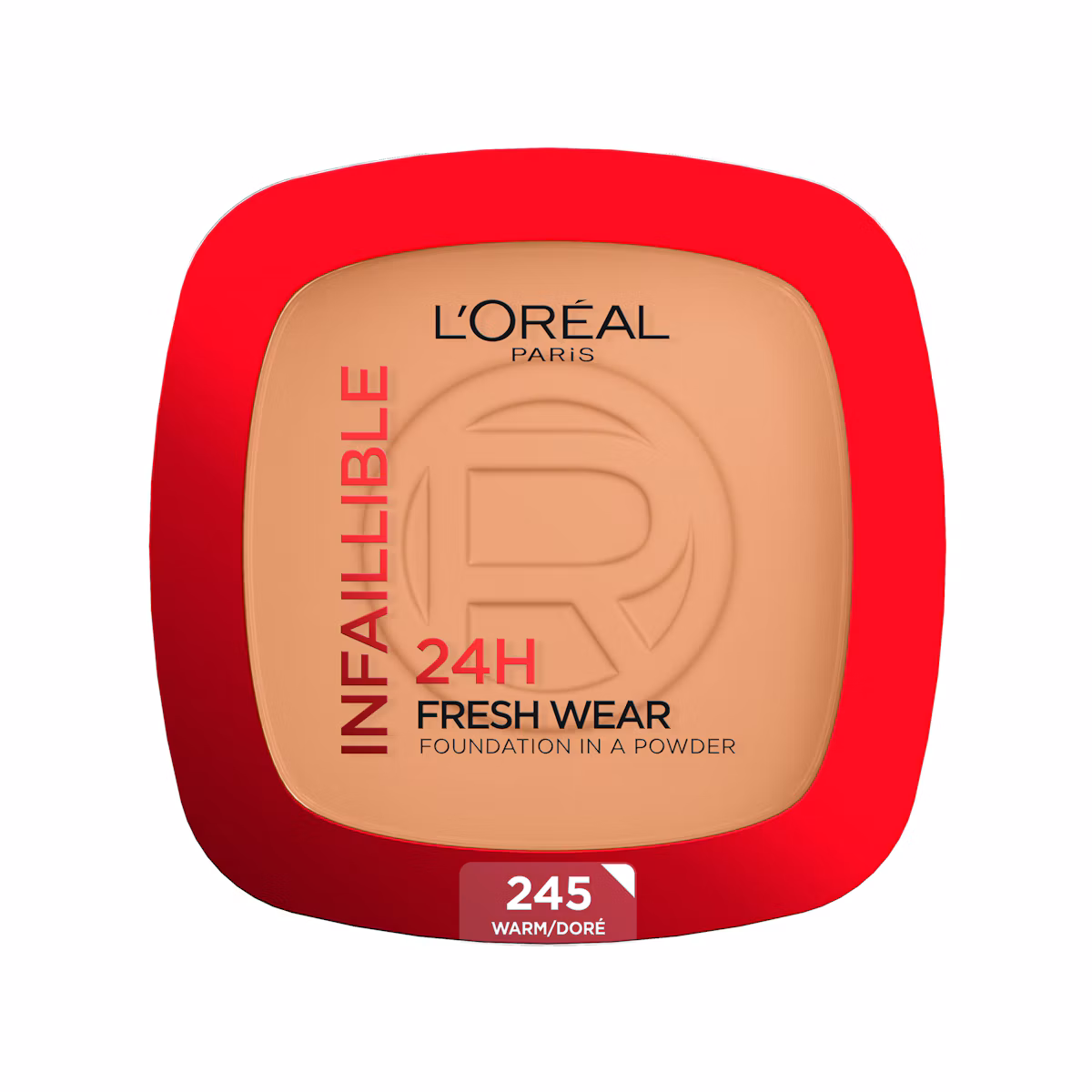 L'Oréal Paris Infallible 24H Fresh Wear Powder Foundation 245 Warm 9 g