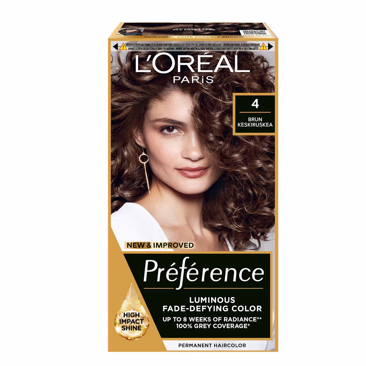 L'Oréal Paris Preference 4.0 Tahiti Deep Brown 1 pcs