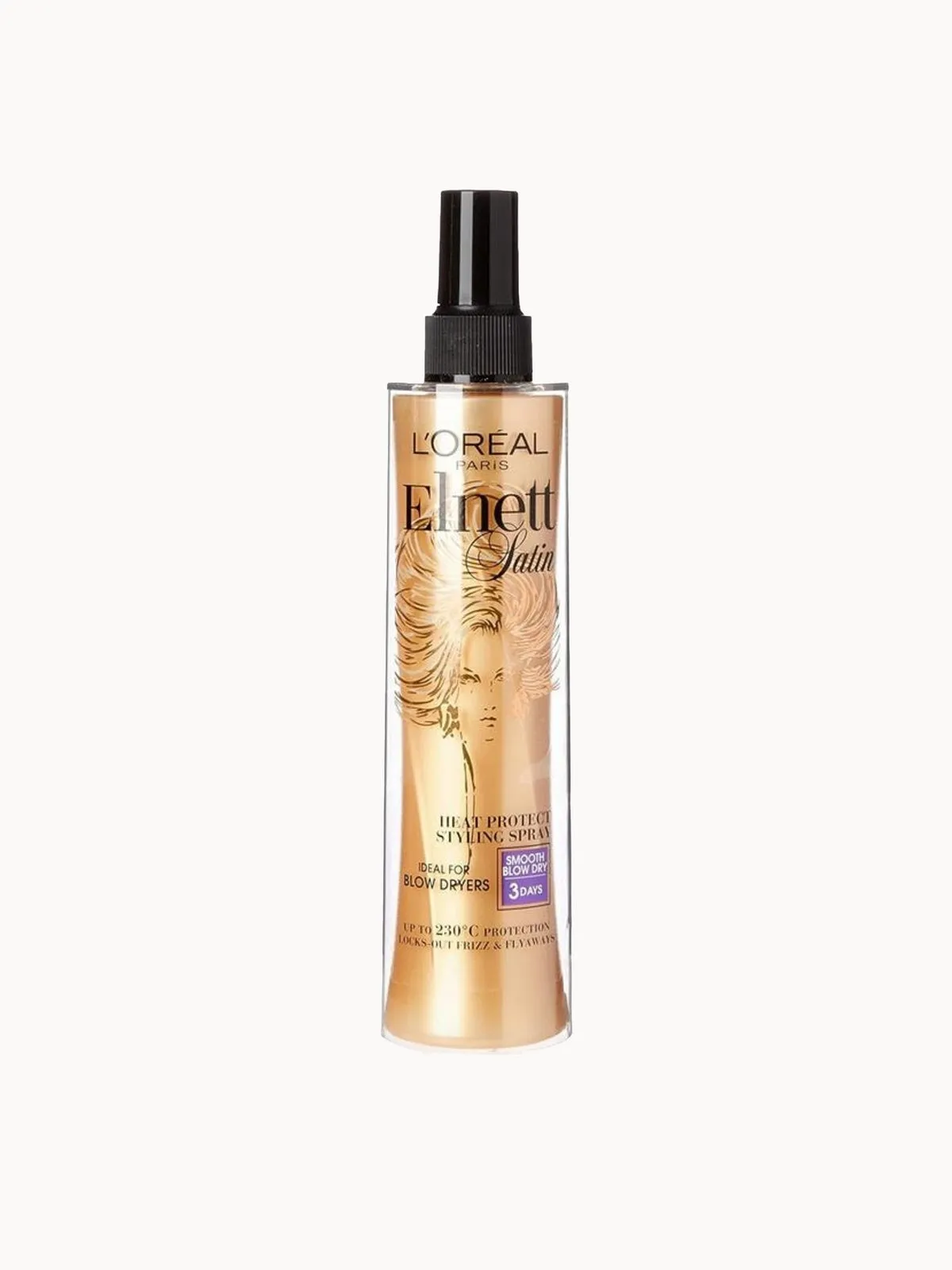 L'Oréal Paris Elnett Satin Heat Protect Spray - Smooth Blow Dry 170ml