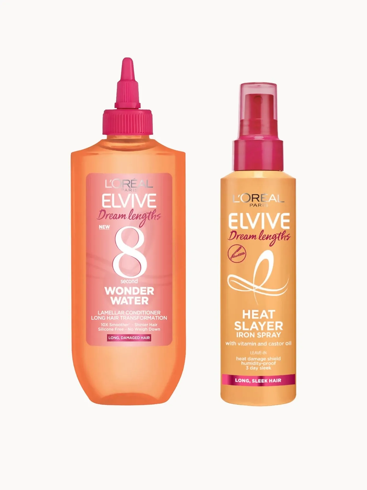 L'Oréal Paris Elvive Dream Duo - Wonder Water Treatment and Heat Slayer Protect Spray