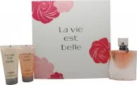 Lancome La Vie Est Belle Gift Set 50ml EDP + 50ml Shower Gel + 50ml Body Lotion