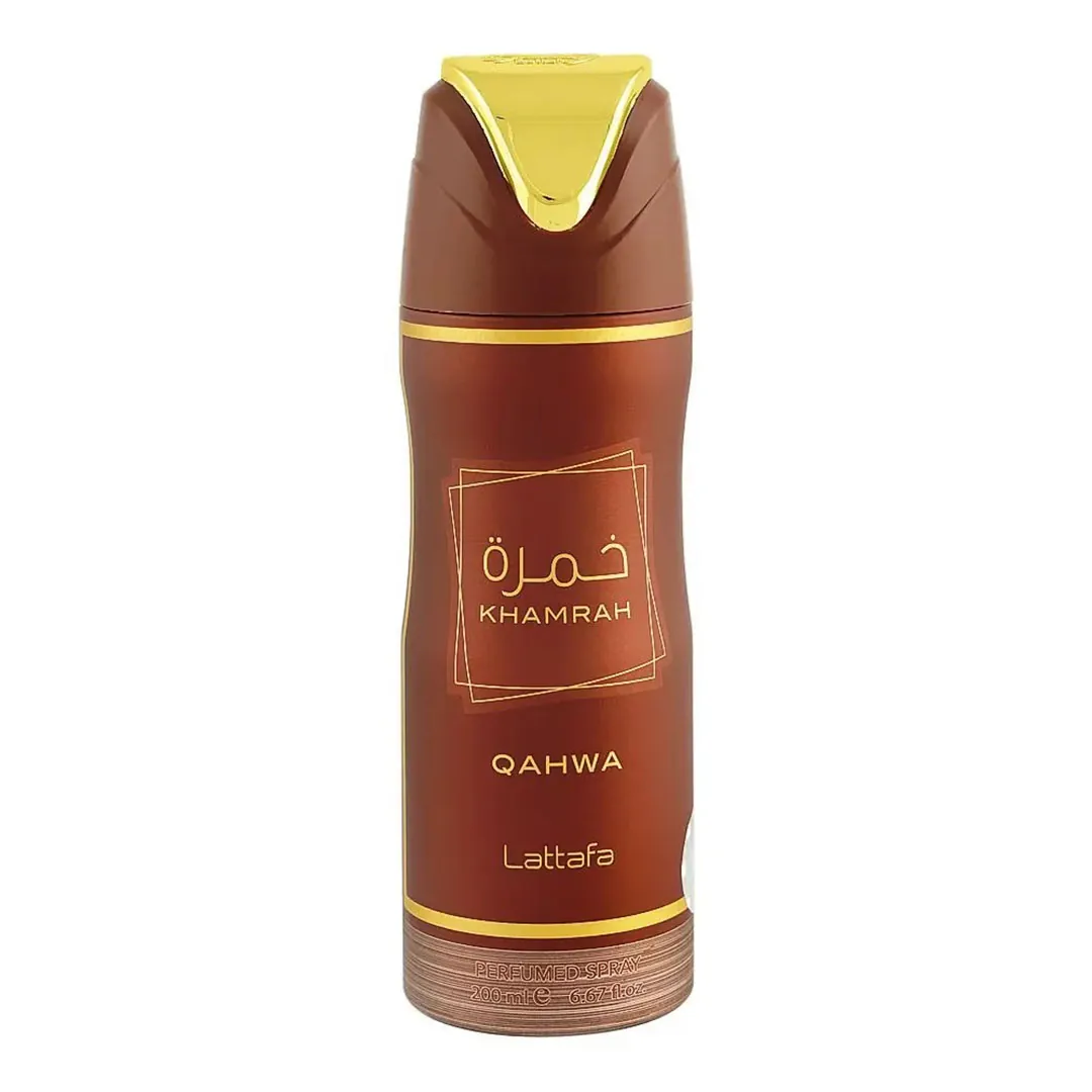 Lattafa Khamrah Qahwa Perfume Deodorant 200ml Unisex