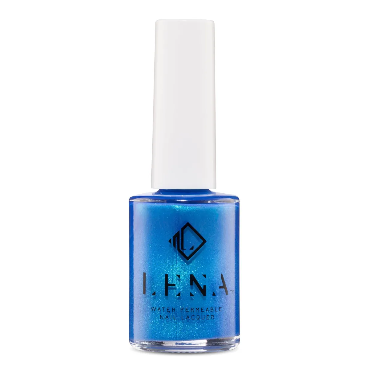 LENA - Breathable Halal Glitter Nail Polish - Bengali Blue - LE208