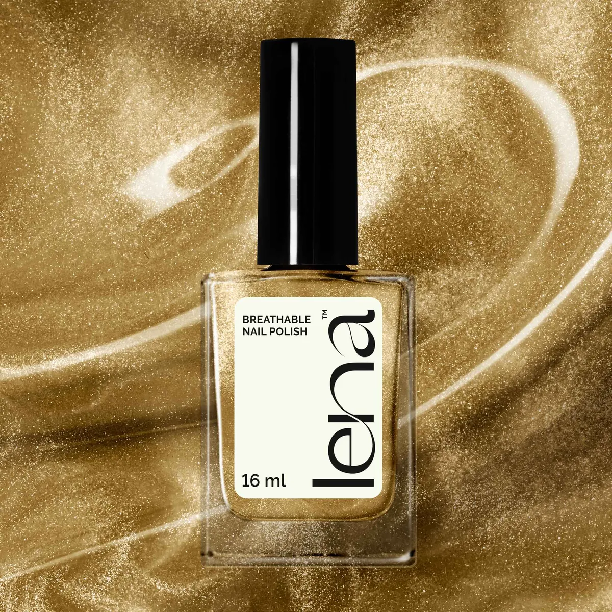 LENA Breathable Nail Polish - Dripping In Gold - LE37