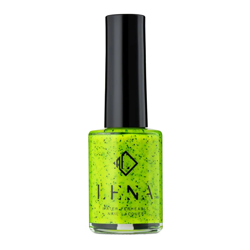 LENA Breathable Nail Polish - Speckled Pattern - Ki-wi Go Out Tonight? - SE14