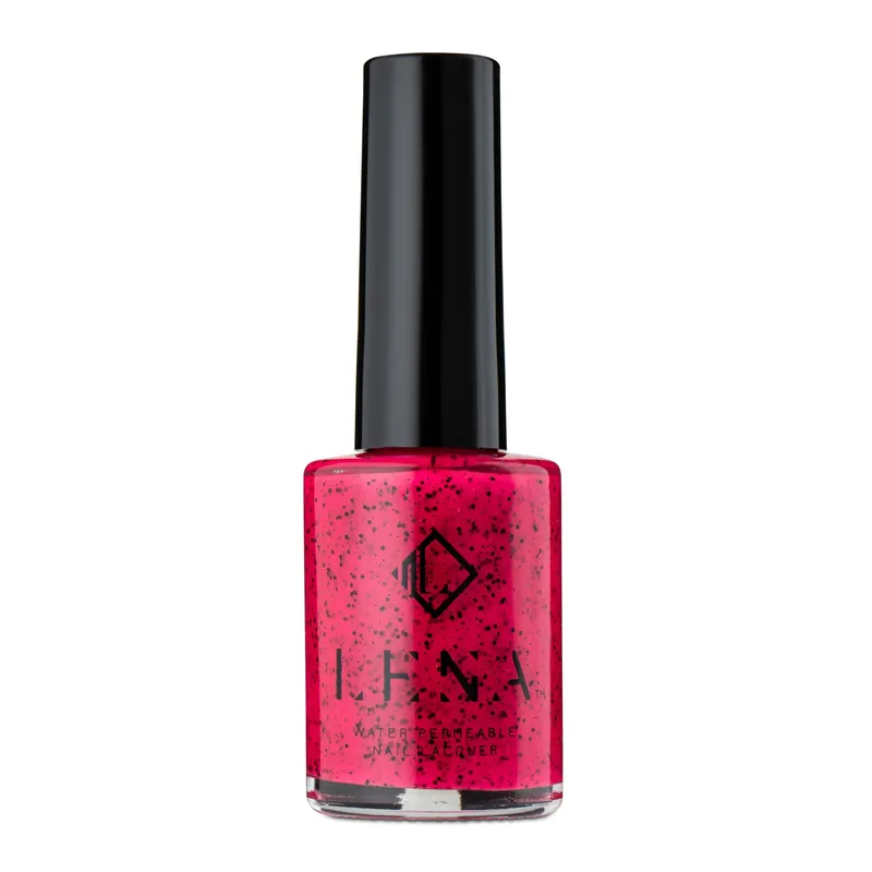 LENA Breathable Nail Polish - Speckled Pattern - Water-melon with You? - SE10