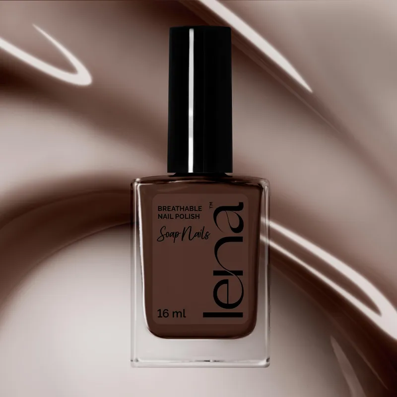 LENA Soap Nails – Breathable Nail Polish - Choco-lot on My Mind - SN18