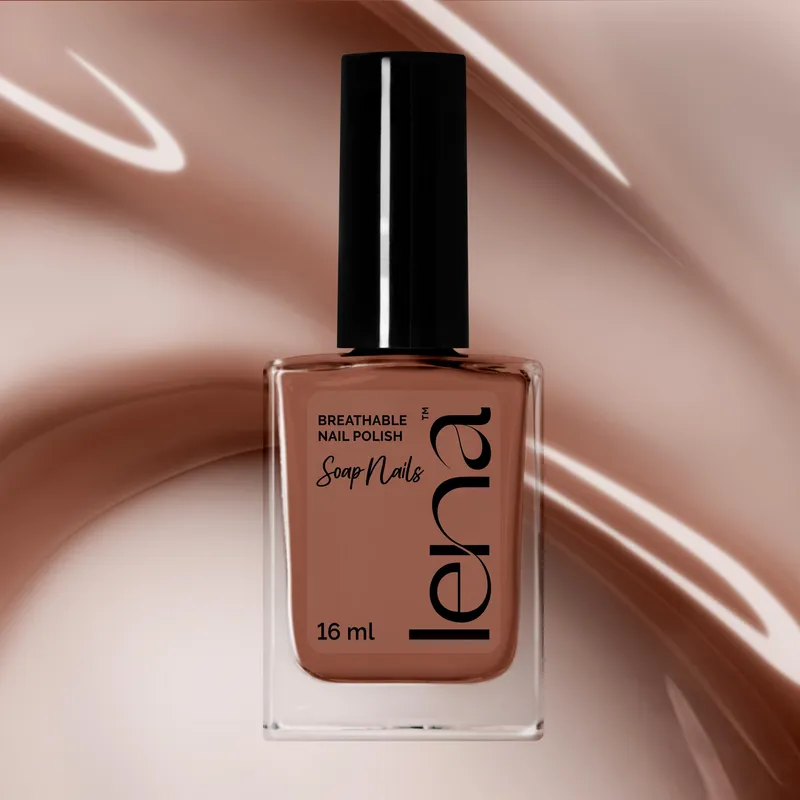 LENA Soap Nails – Breathable Nail Polish- You Mocha Me Blush - SN15