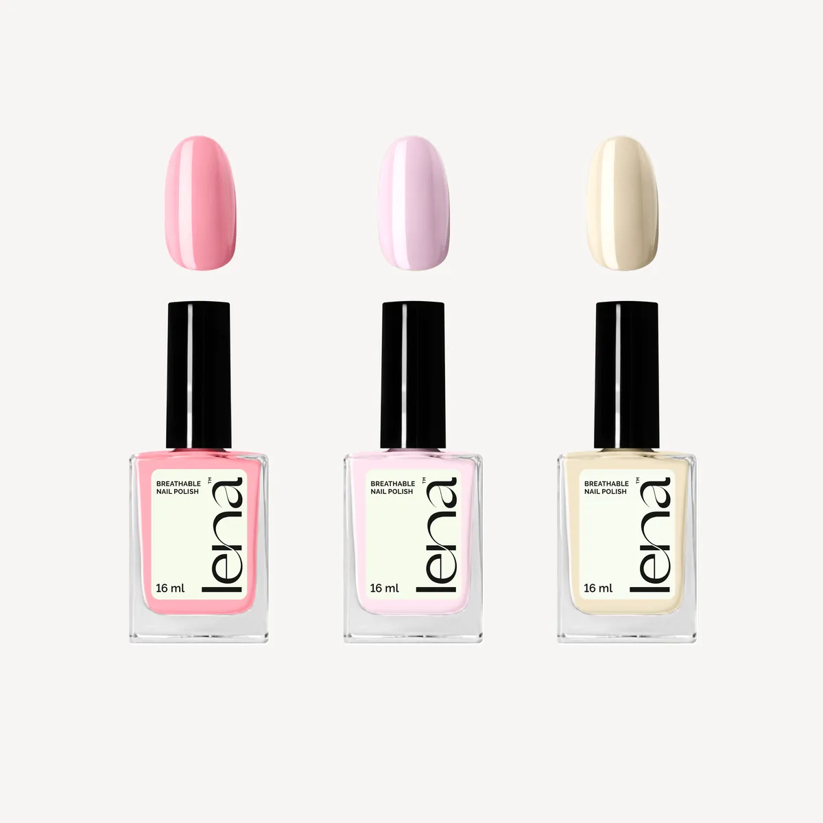 LENA Breathable Nail Polish Bundle - Blushin’ Through Bahrain