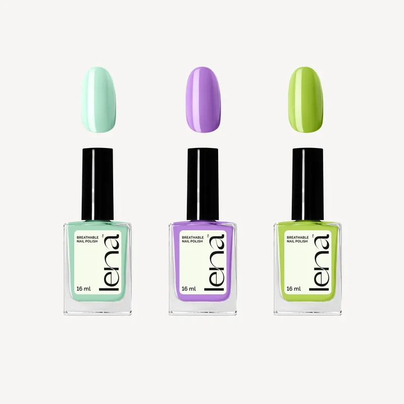 LENA Breathable Nail Polish Bundle - Forbidden Fruits & Flights