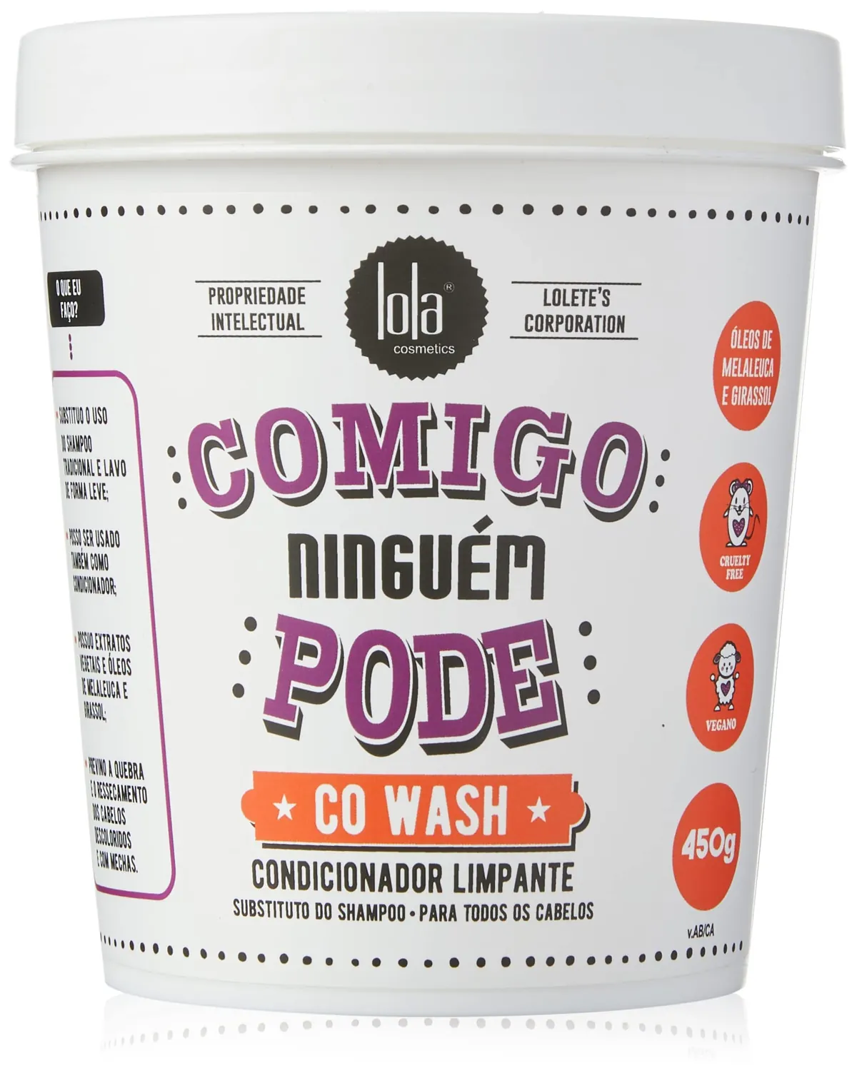 Lola With Me No One Can Co Wash Cleansing Conditioner 450g