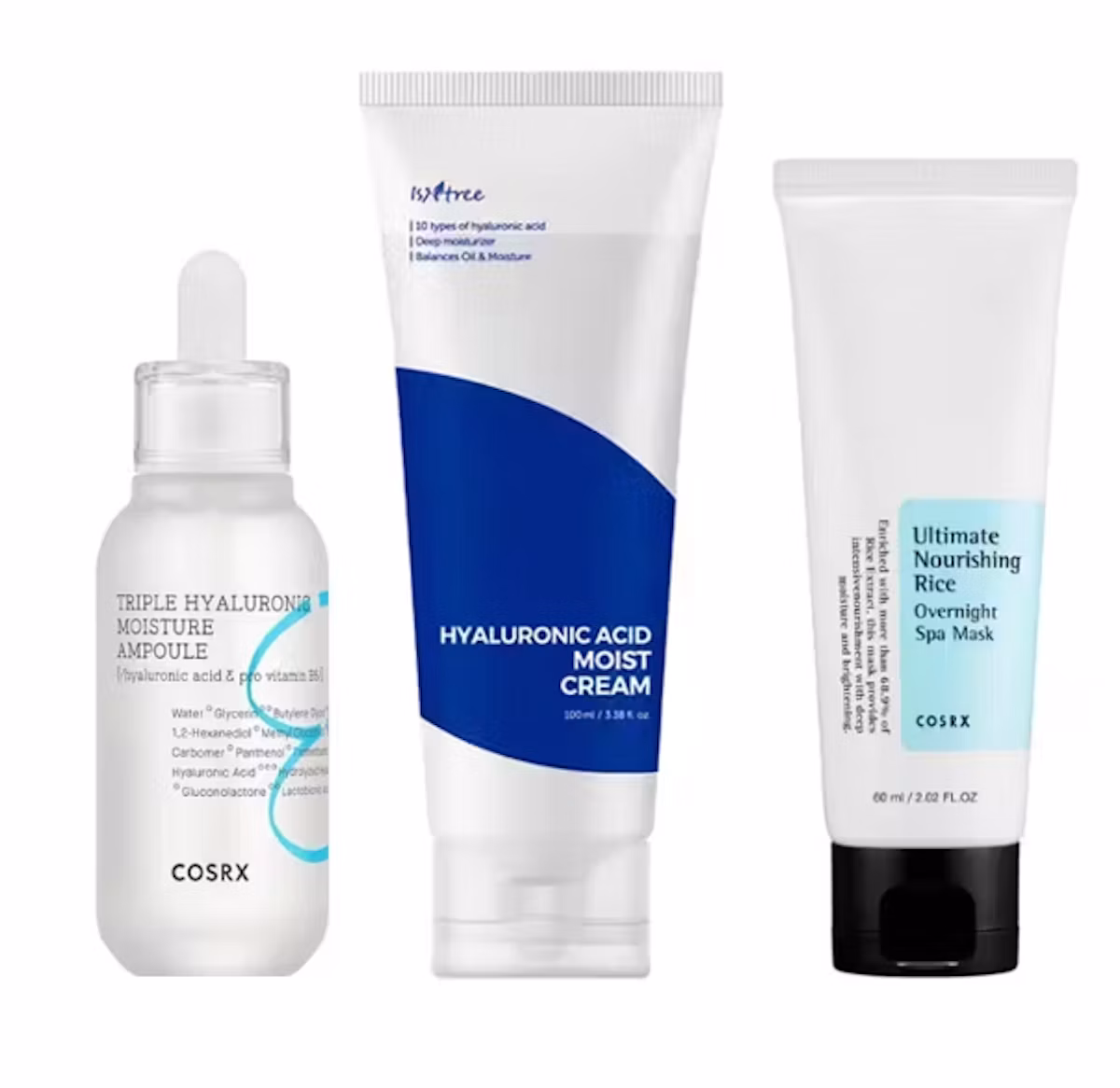 Luxplus K-Beauty Set: Routine For Dry Skin 40 ml + 100 ml + 60 ml