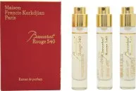 Maison Francis Kurkdjian Baccarat Rouge 540 Extrait de Parfum Travel Set 3 x 11ml Extrait de Parfum Refills