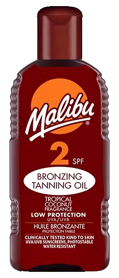 Malibu Bronzing Tanning Oil SPF2 200 ml