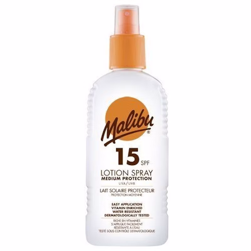 Malibu Sun Lotion Spray SPF15 200 ml