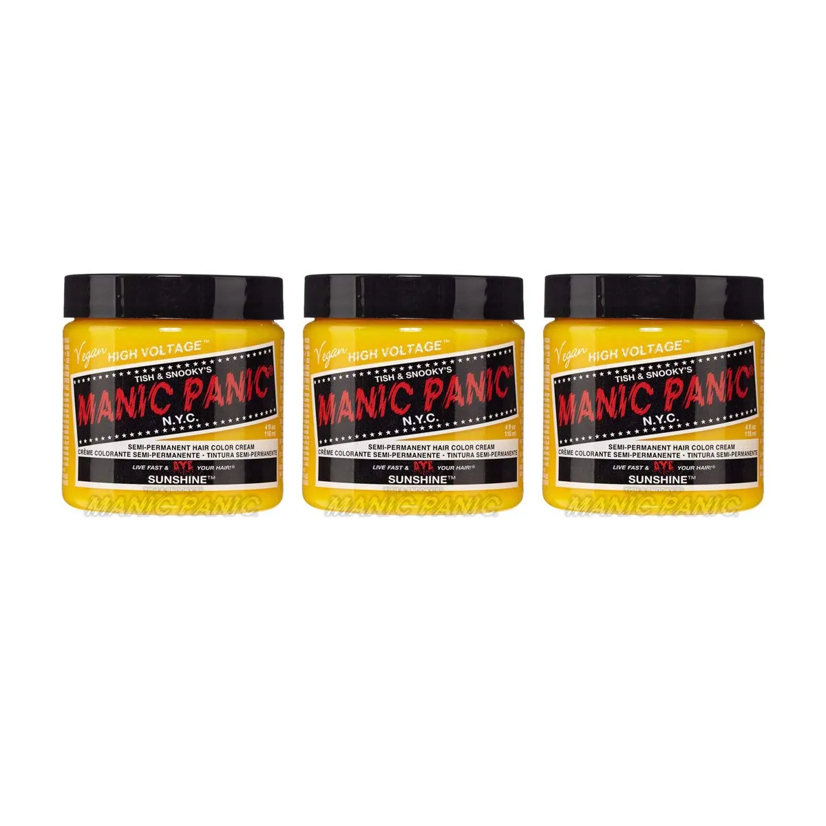 Manic Panic High Voltage Classic Semi-Permanent Hair Colour 118ml - Sunshine
