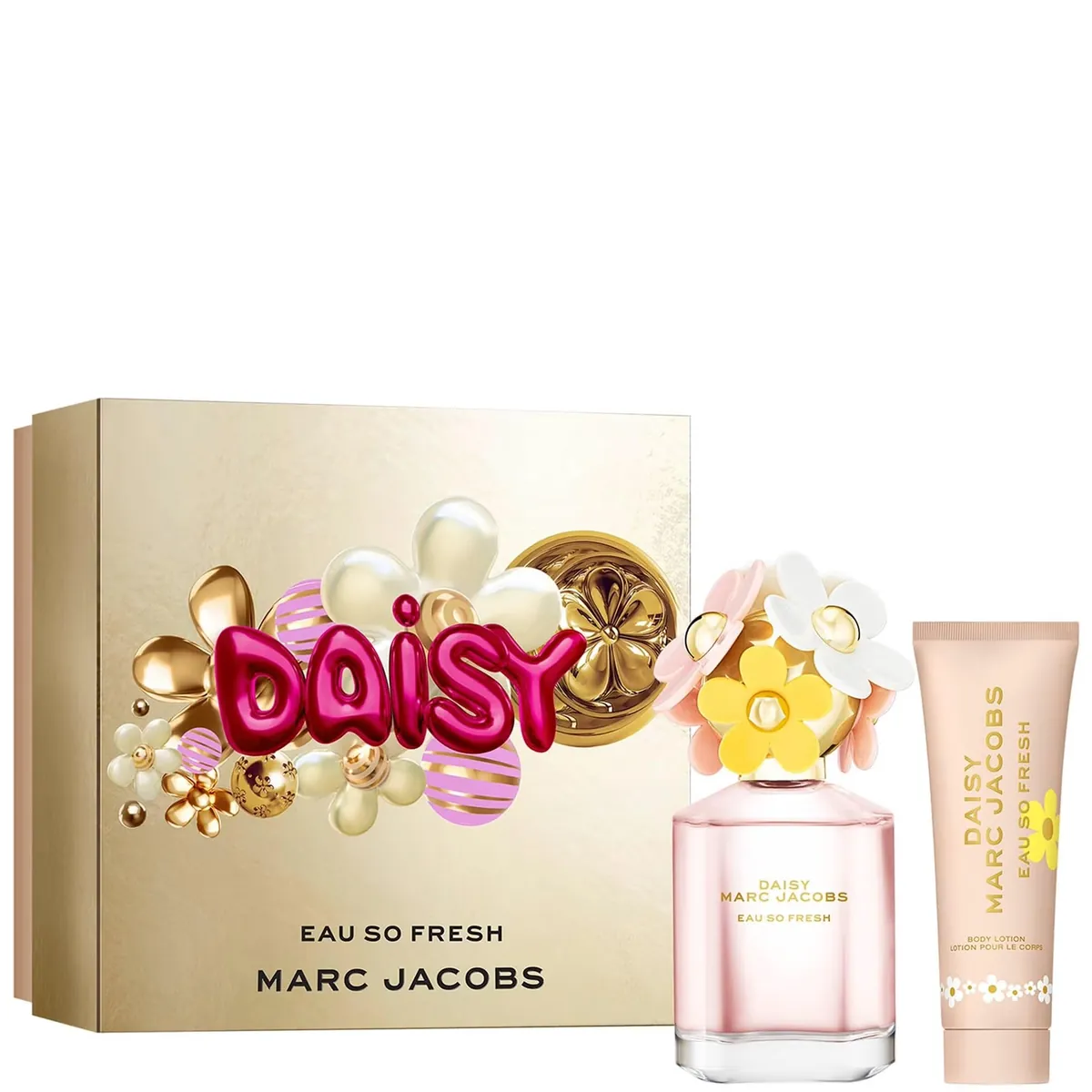 Marc Jacobs Daisy Eau So Fresh Gift Set 75ml EDT + 75ml Body Lotion