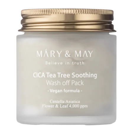 Mary & May Cica Tea Tree Soothing Wash Off Pack - 125g
