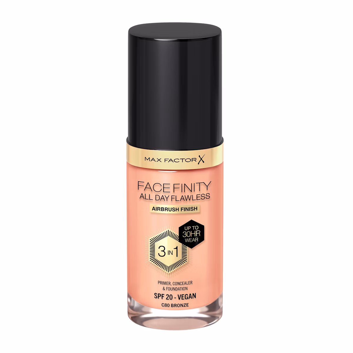 Max Factor All Day Flawless 3in1 Foundation 80 Bronze 30 ml